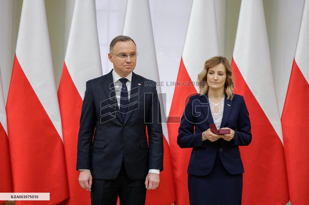 Polands President Duda Awards State Decorations