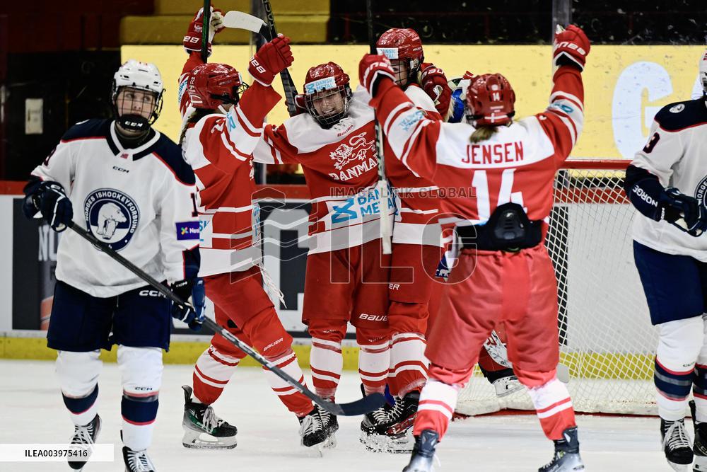 OLYMPIC QUALIFICATIONS ICE HOCKEY DENMARK-NORWAY