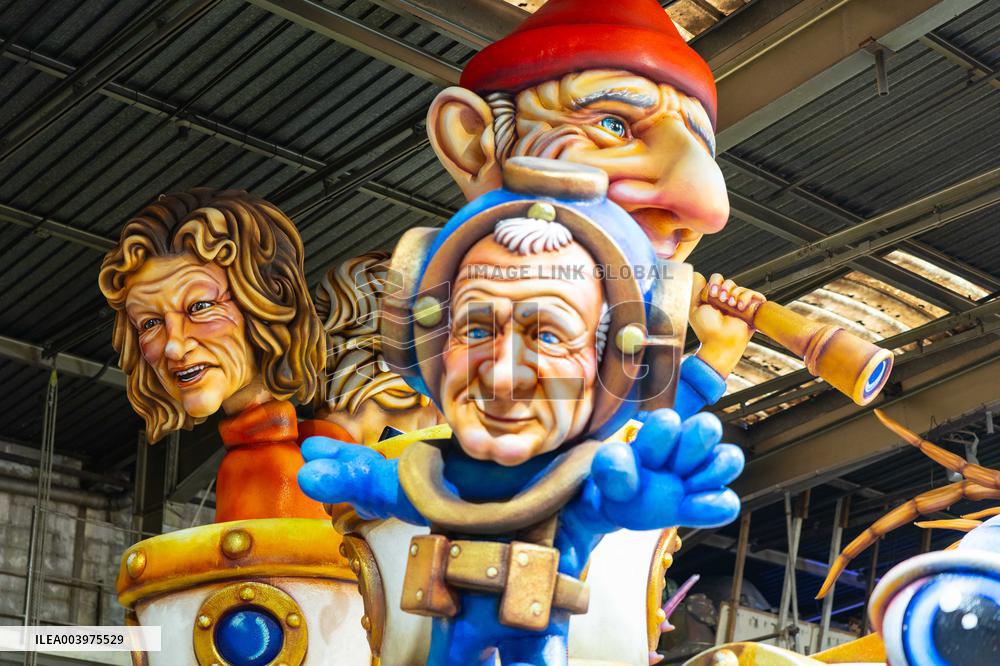 Final Preparations Before The 2025 Edition Of The Nice Carnival