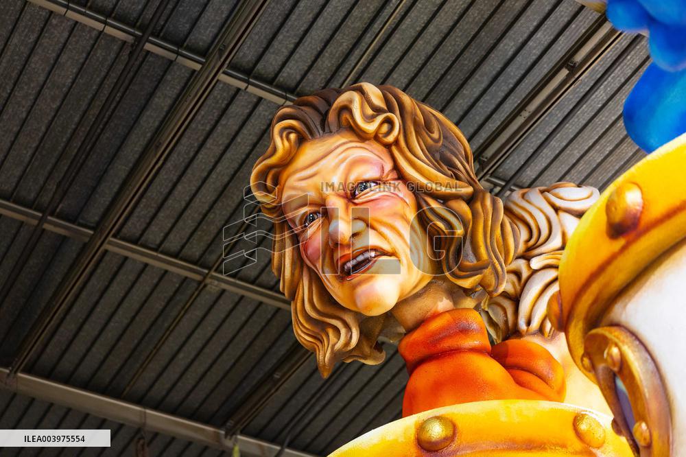 Final Preparations Before The 2025 Edition Of The Nice Carnival