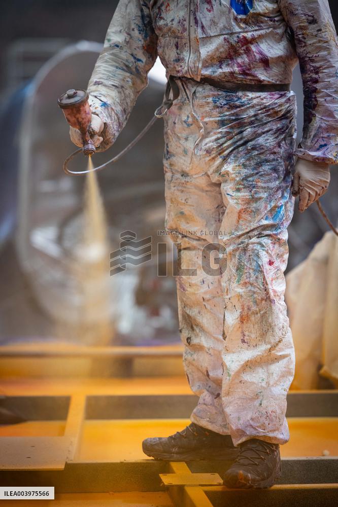 Final Preparations Before The 2025 Edition Of The Nice Carnival