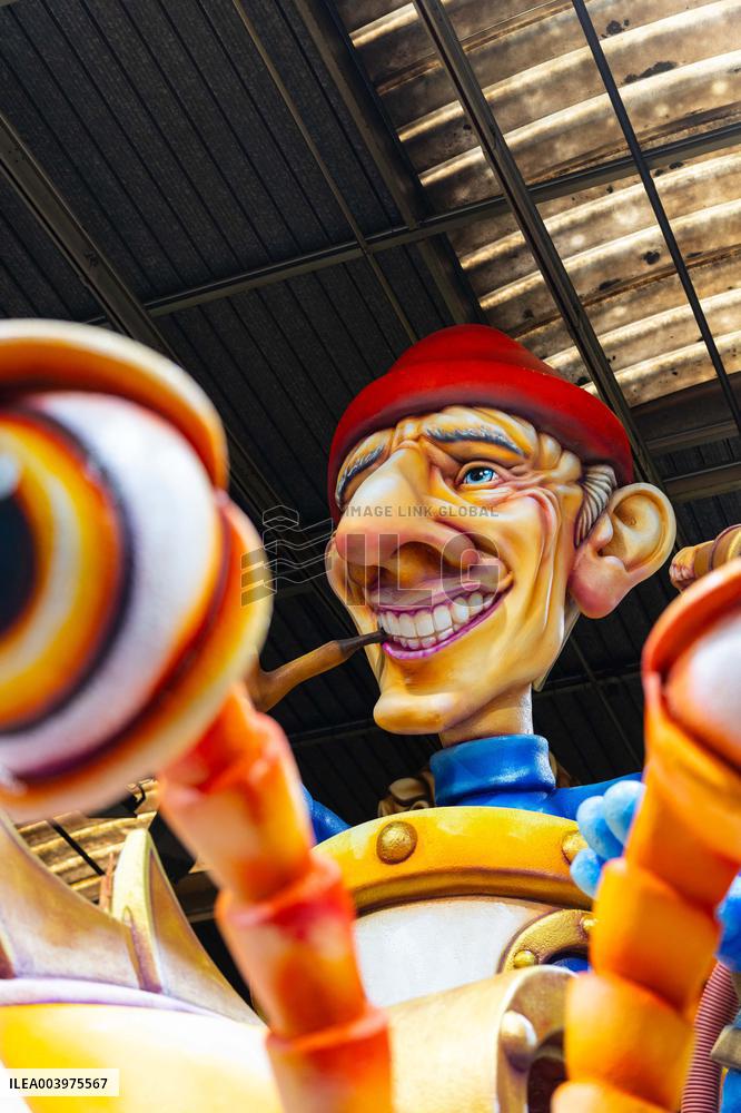 Final Preparations Before The 2025 Edition Of The Nice Carnival