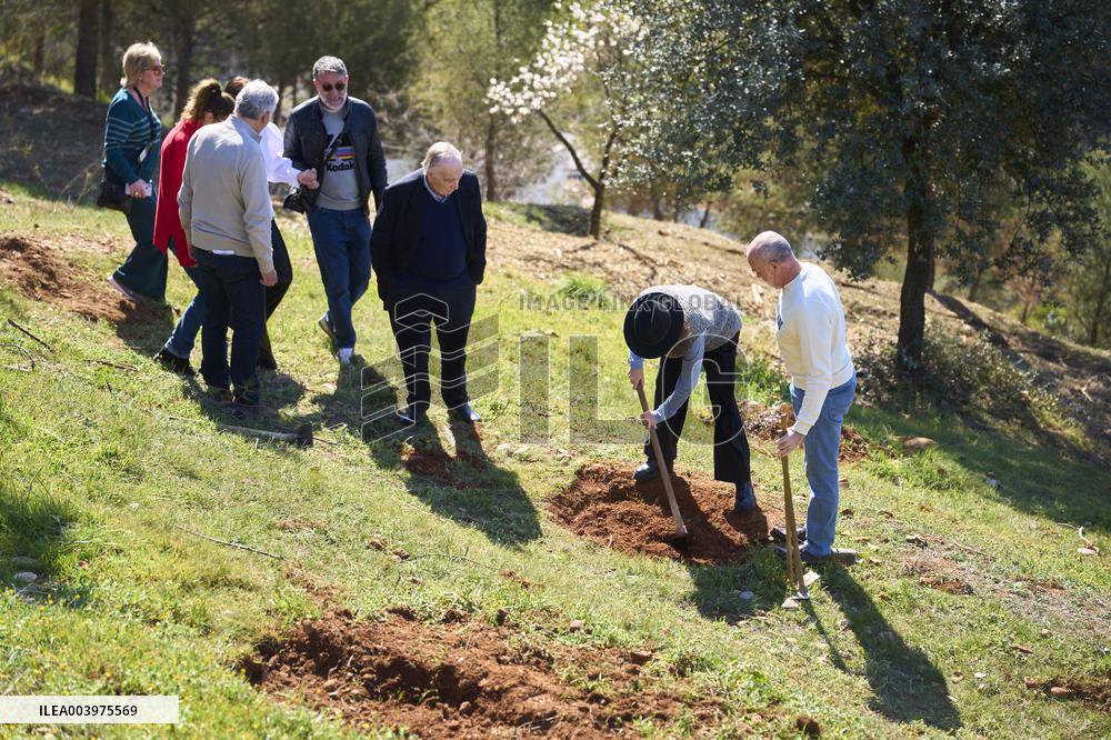 Goya Awards - Maribel Verdu, Leonor Watling And Aitana Sanchez-Gijon Plant Holm Oak Trees