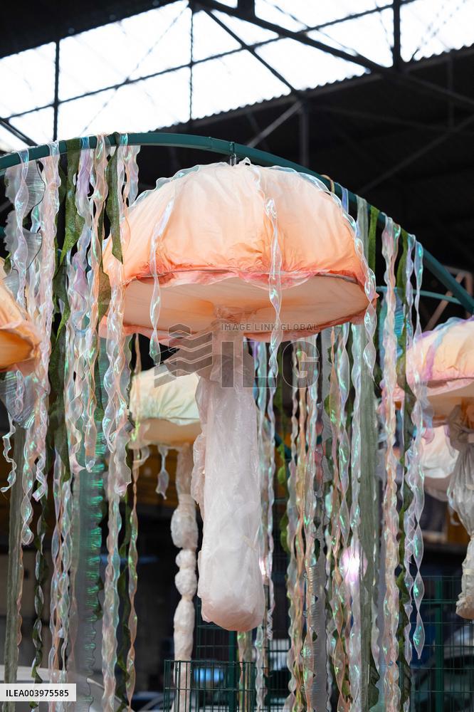 Final Preparations Before The 2025 Edition Of The Nice Carnival