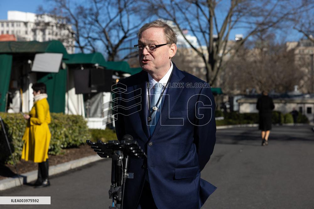 National Economic Council Director Kevin Hessett Attends White House Meetings