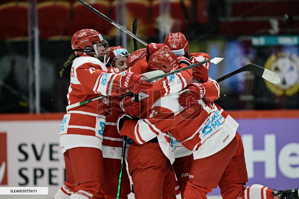 OLYMPIC QUALIFICATIONS ICE HOCKEY DENMARK-NORWAY