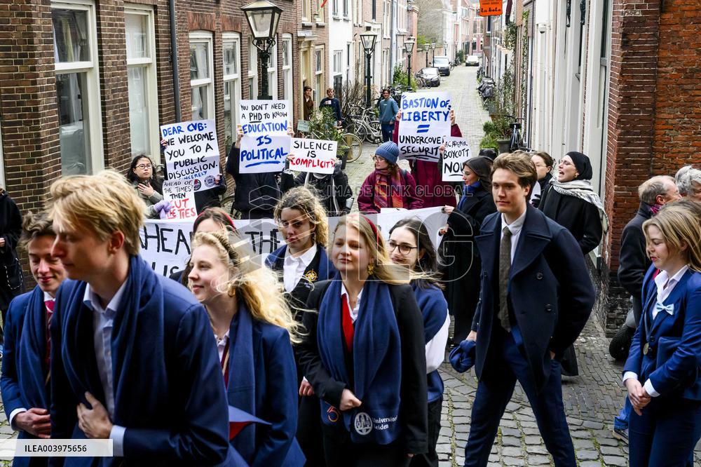 Princess Beatrix at the 450th Dies Natalis of Leiden University - NLD