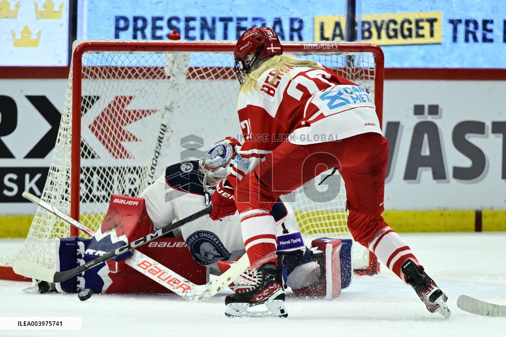 OLYMPIC QUALIFICATIONS ICE HOCKEY DENMARK-NORWAY