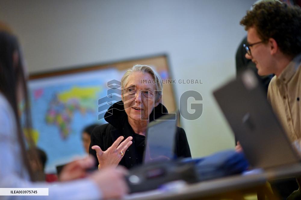 Elisabeth Bornes Calvados Visit for AI in Education