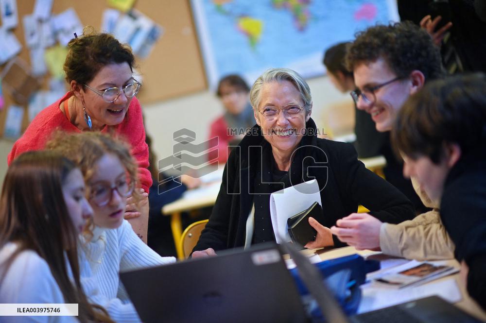 Elisabeth Bornes Calvados Visit for AI in Education