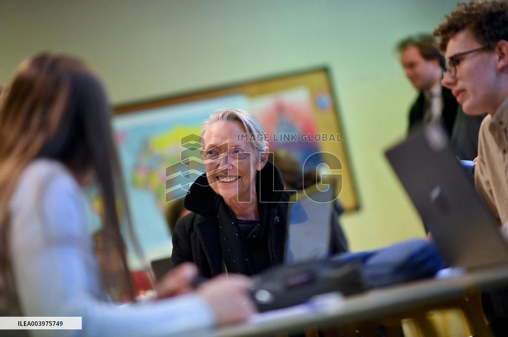 Elisabeth Bornes Calvados Visit for AI in Education