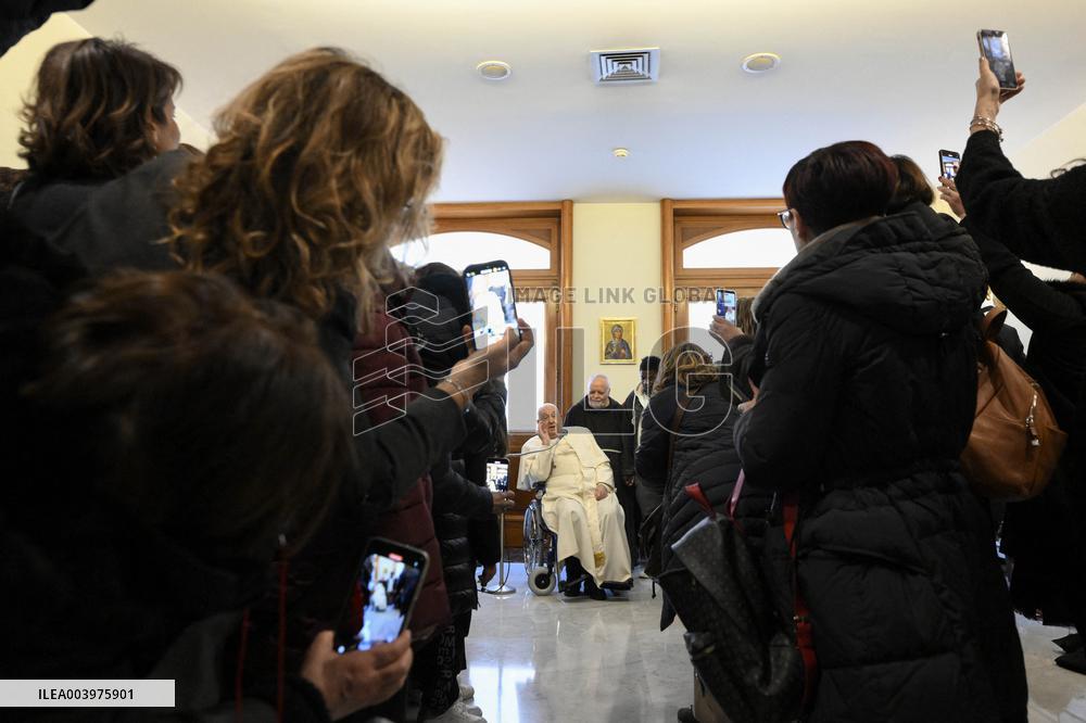 Pope Francis Receives At Casa Santa Marta - Rome