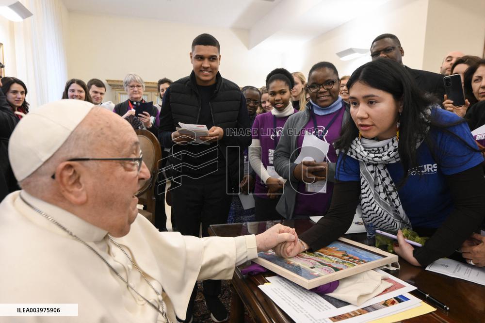 Pope Francis Receives Members of the “Talitha Kum” Network - Rome