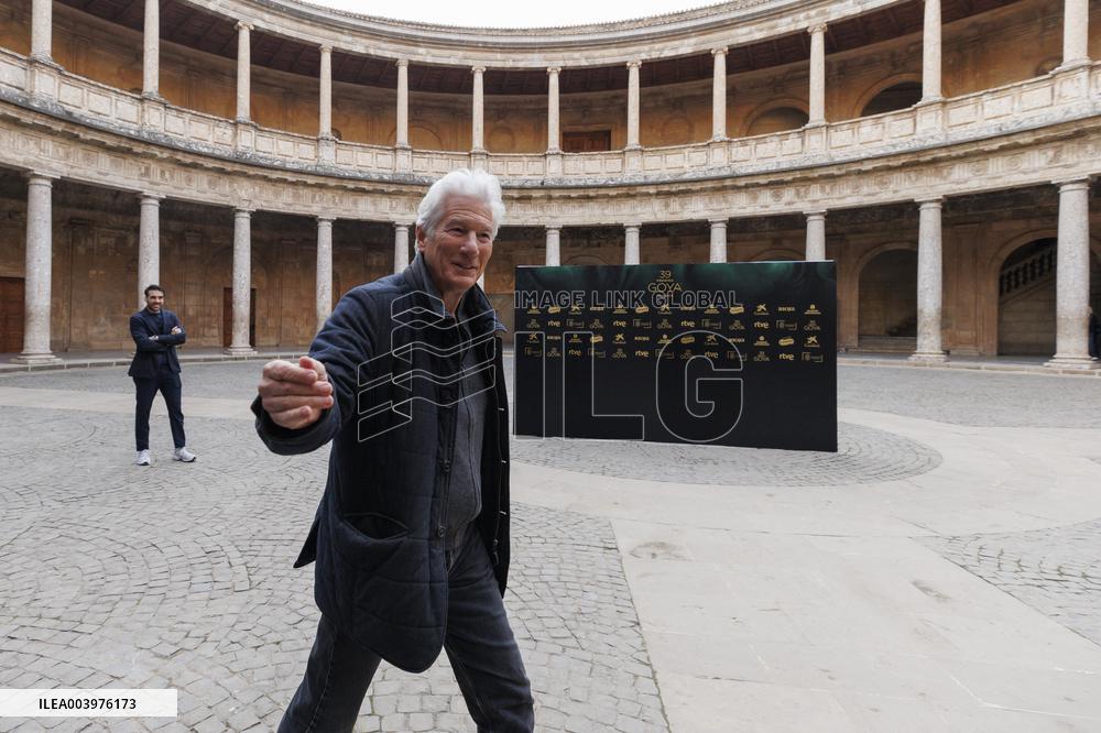 Richard Gere And Wife At 39th Goya Awards Photocall - Spain