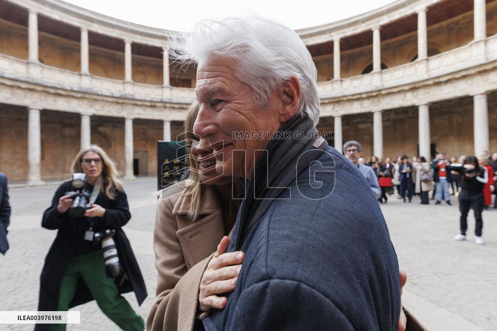 Richard Gere And Wife At 39th Goya Awards Photocall - Spain