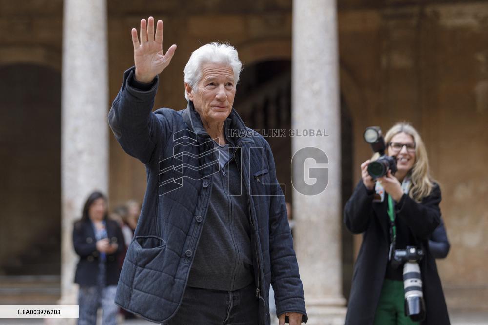 Richard Gere And Wife At 39th Goya Awards Photocall - Spain