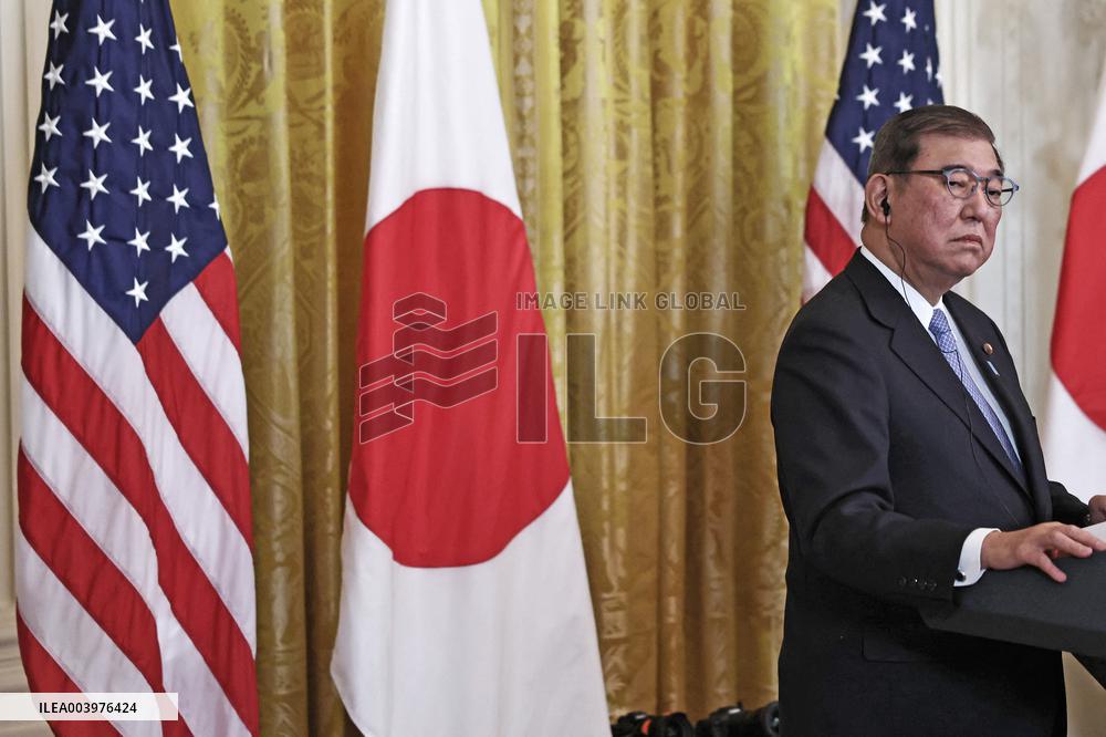 Trump and Japanese PM Ishiba Join Press Conference
