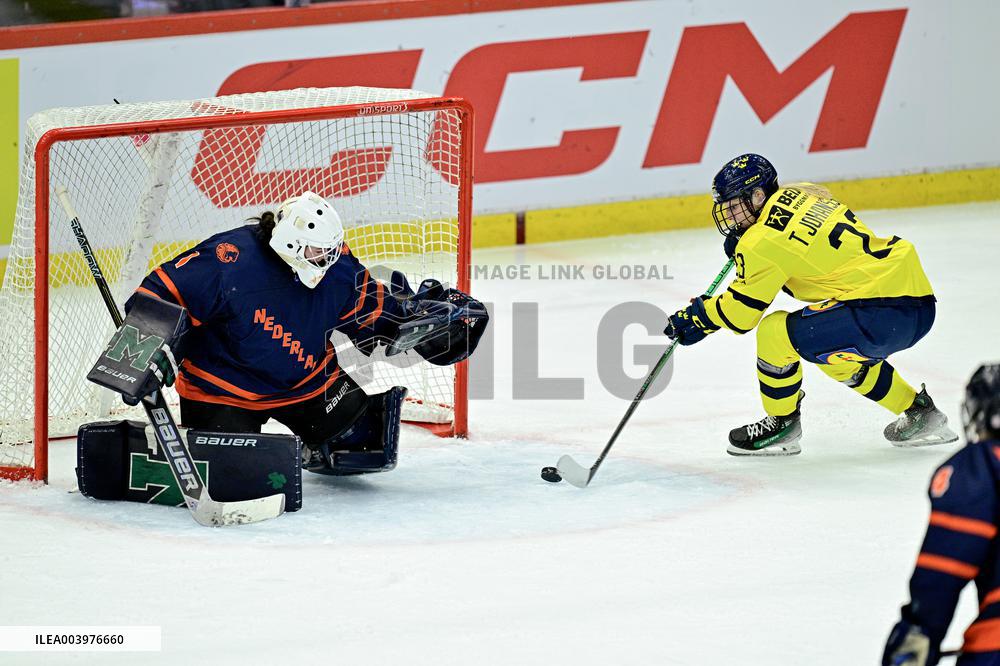 OLYMPIC QUALIFICATIONS ICE HOCKEY NETHERLANDS-SWEDEN