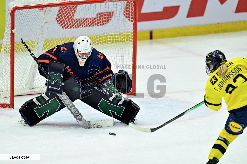 OLYMPIC QUALIFICATIONS ICE HOCKEY NETHERLANDS-SWEDEN