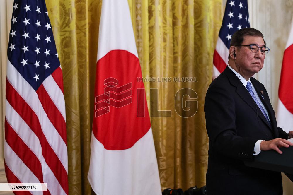 US President Donald Trump Welcomes Japanese Prime Minister Shigeru Ishiba