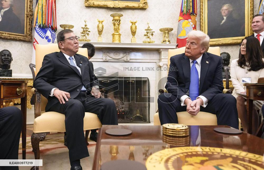 Ishiba-Trump meeting in Washington