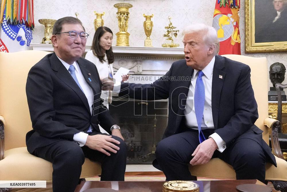 Ishiba-Trump meeting in Washington