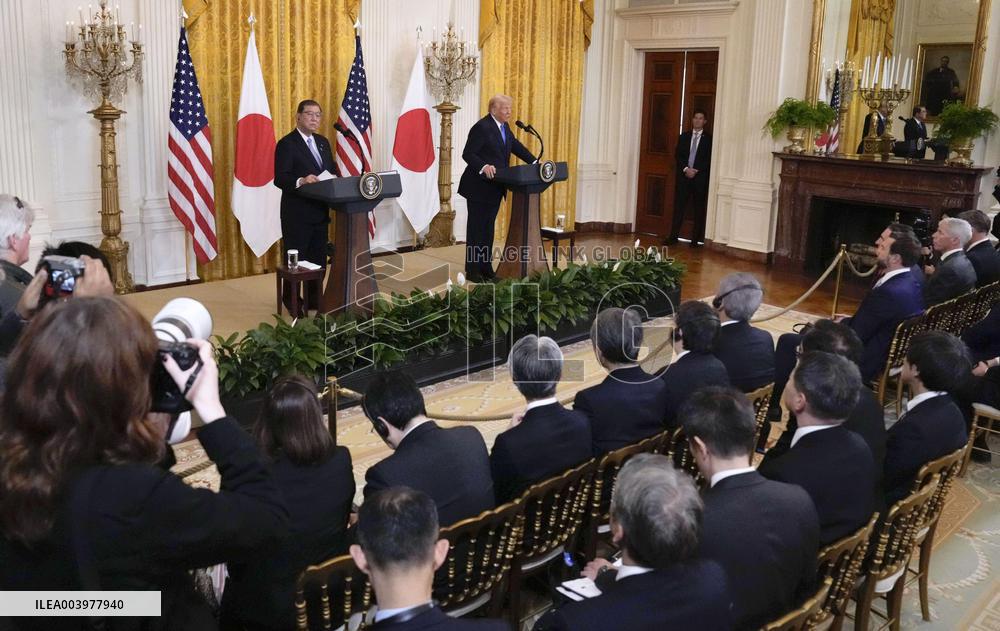 Ishiba-Trump meeting in Washington