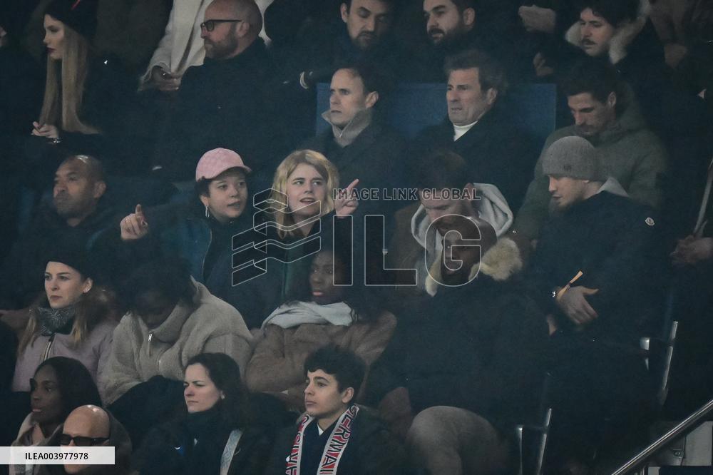 Ligue 1 PSG vs AS Monaco - celebrities - FA
