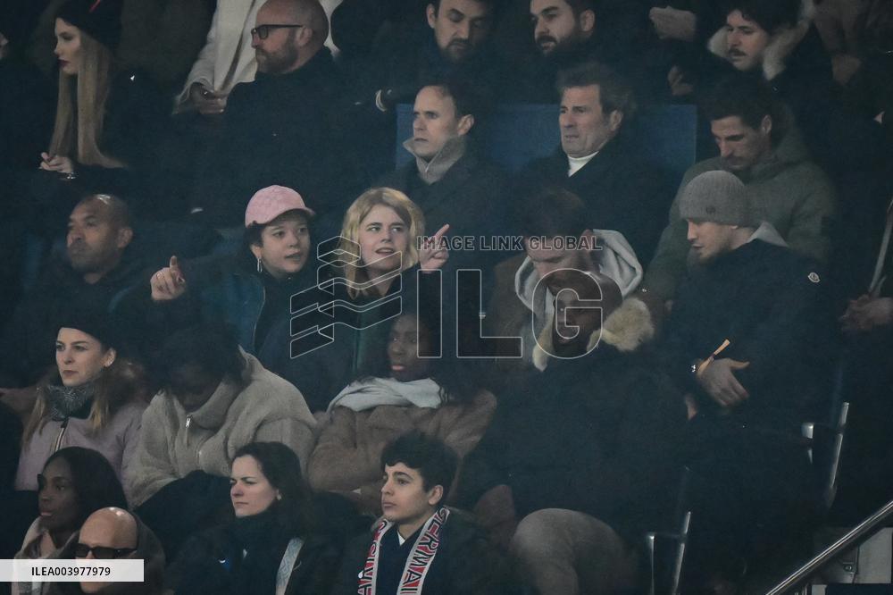 Ligue 1 PSG vs AS Monaco - celebrities - FA
