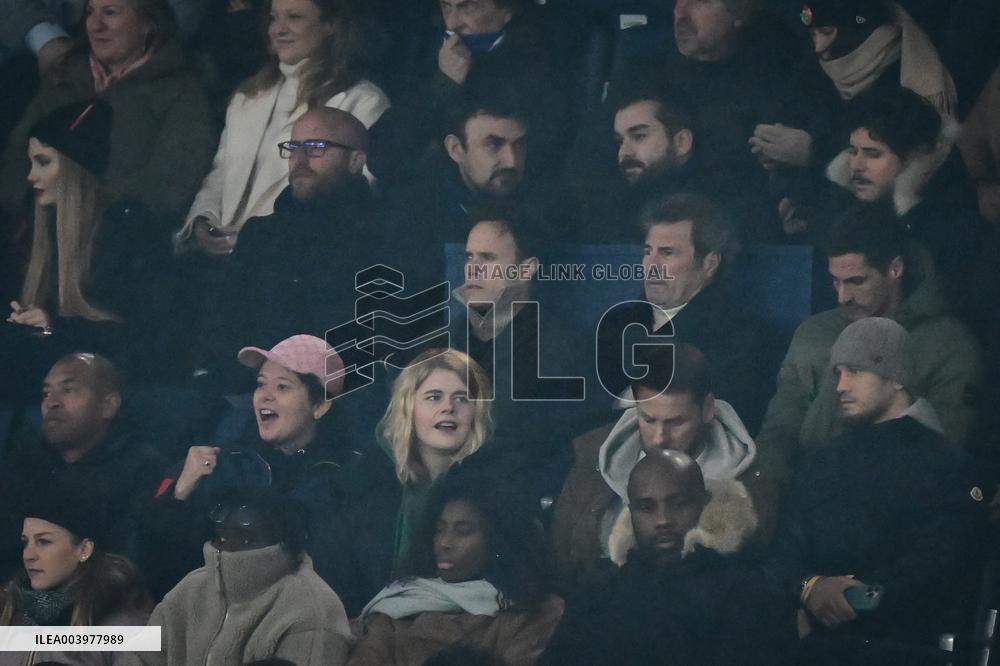 Ligue 1 PSG vs AS Monaco - celebrities - FA