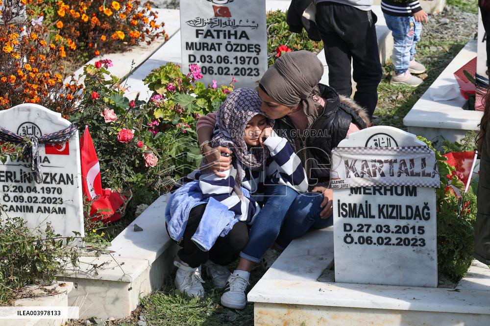 Earthquake Victims Commemorated in Hatay - Turkey