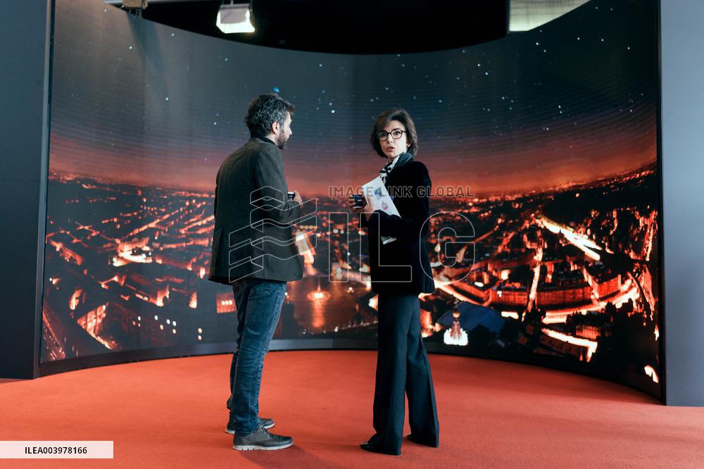 Rachida Dati visit the Summit for Action on Artificial Intelligence at the BNF - Paris AJ