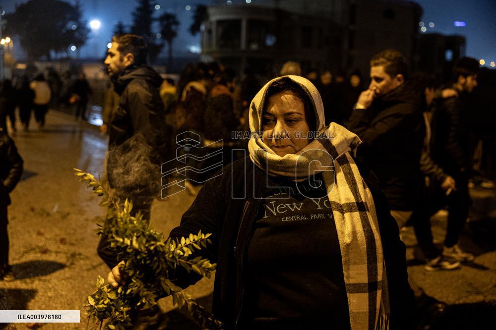 Earthquake Victims Commemorated in Hatay - Turkey