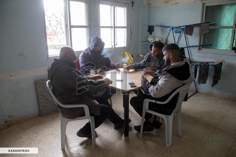 Displaced Palestinians At Tulkarem Cultural Center - West Bank