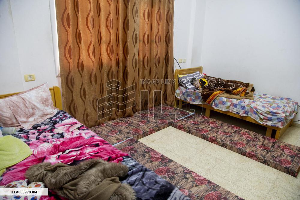 Displaced Palestinians At Tulkarem Cultural Center - West Bank