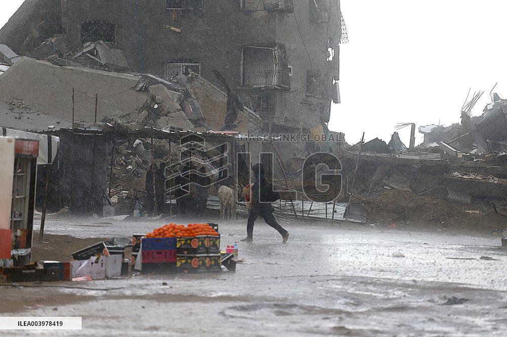 Situation In Jabalia Camp After Massive Destruction - Gaza Strip