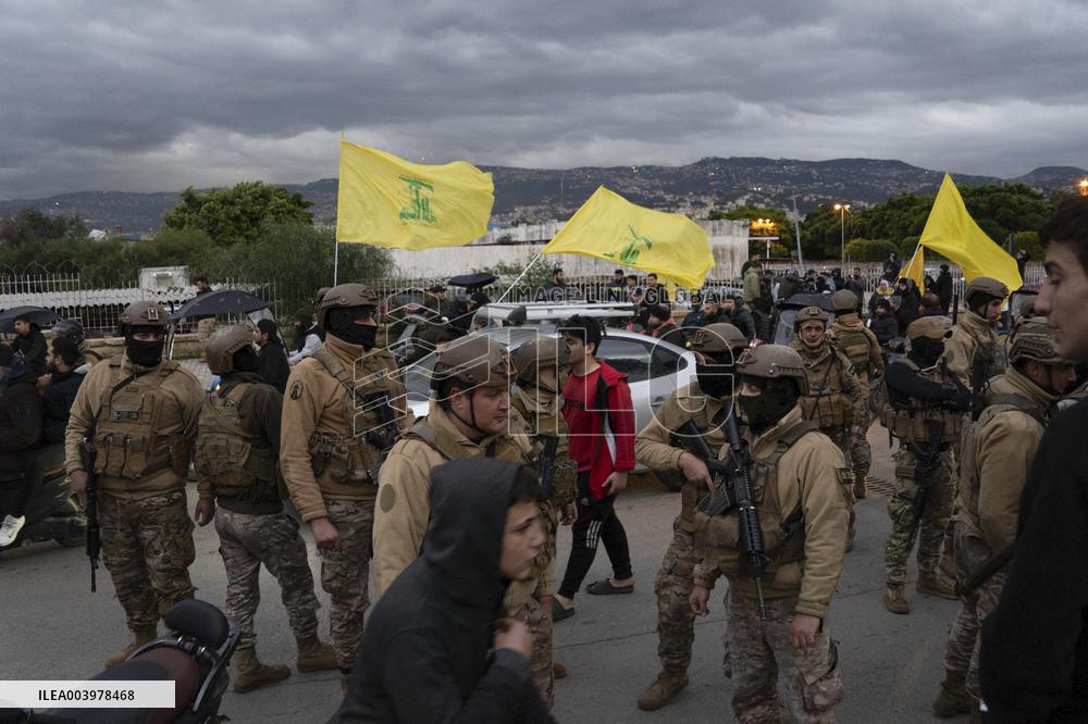 Protest at airport against Ortagus' statements - Lebanon