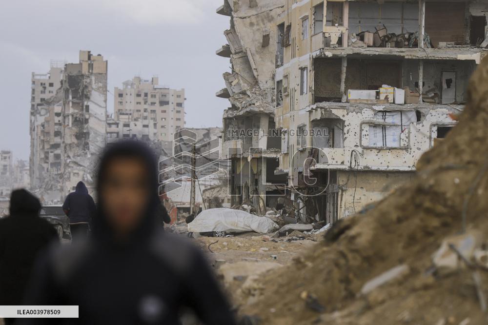 Gaza Transformed Into Rubble-Strewn Wasteland After Israeli Attacks