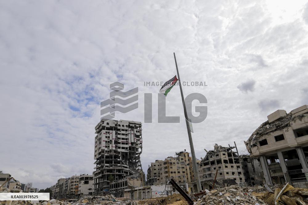 Gaza Transformed Into Rubble-Strewn Wasteland After Israeli Attacks