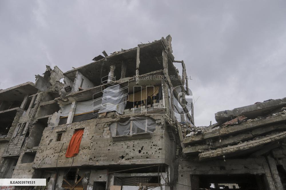 Gaza Transformed Into Rubble-Strewn Wasteland After Israeli Attacks