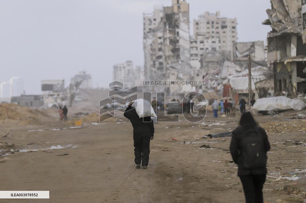 Gaza Transformed Into Rubble-Strewn Wasteland After Israeli Attacks