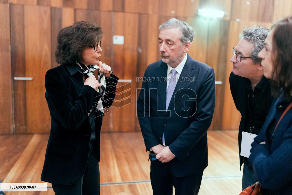 Rachida Dati visit the Summit for Action on Artificial Intelligence at the BNF - Paris AJ