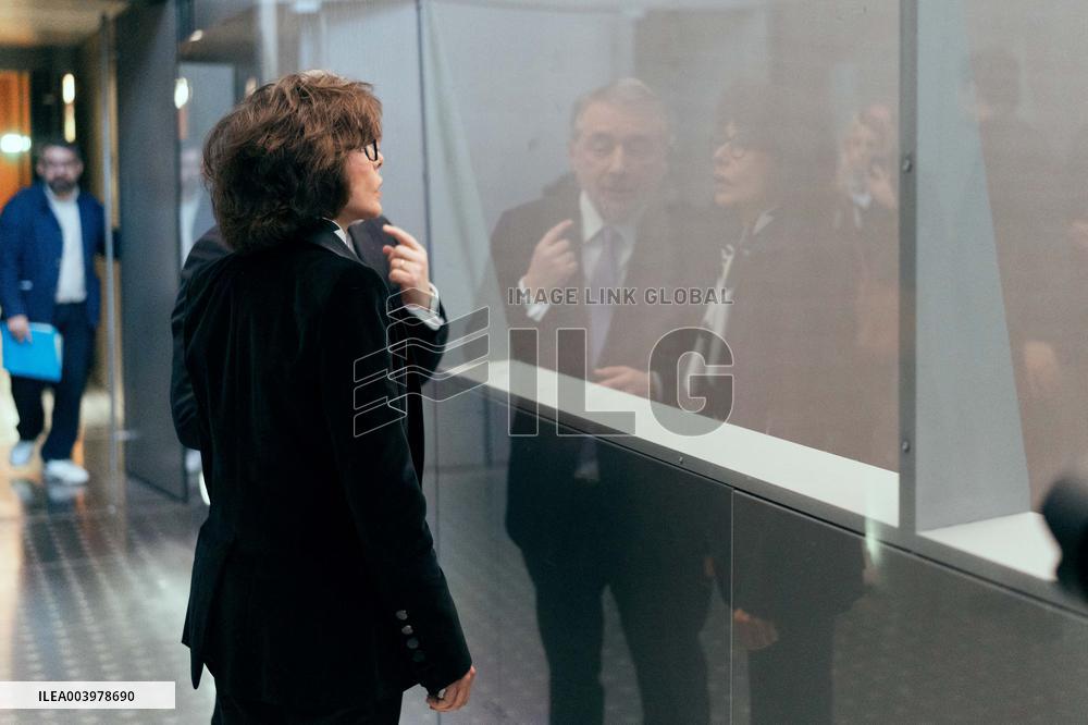 Rachida Dati visit the Summit for Action on Artificial Intelligence at the BNF - Paris AJ