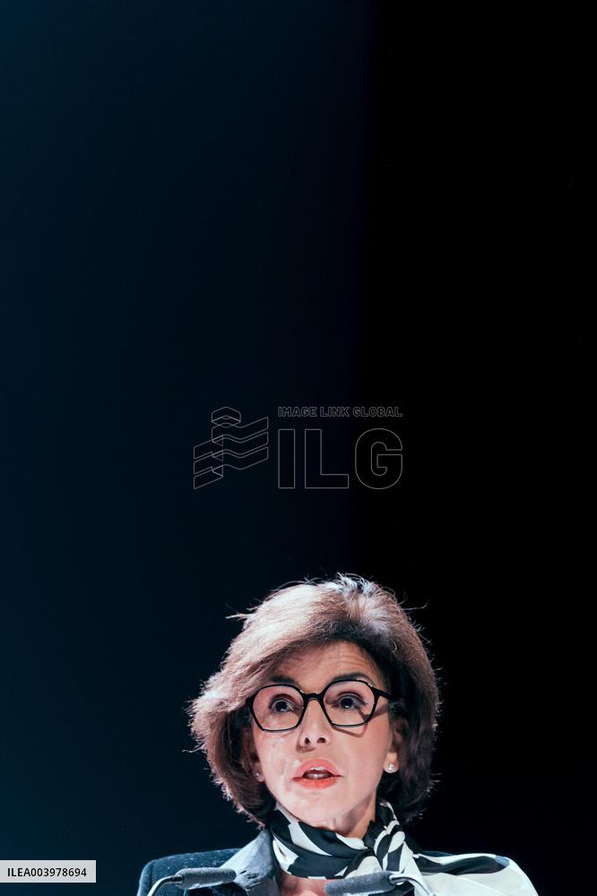 Rachida Dati visit the Summit for Action on Artificial Intelligence at the BNF - Paris AJ