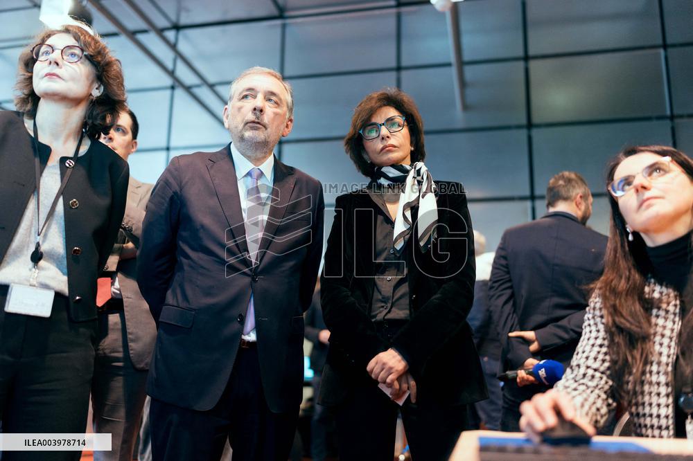 Rachida Dati visit the Summit for Action on Artificial Intelligence at the BNF - Paris AJ