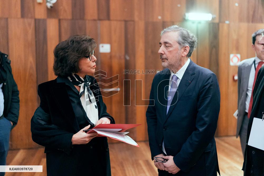 Rachida Dati visit the Summit for Action on Artificial Intelligence at the BNF - Paris AJ