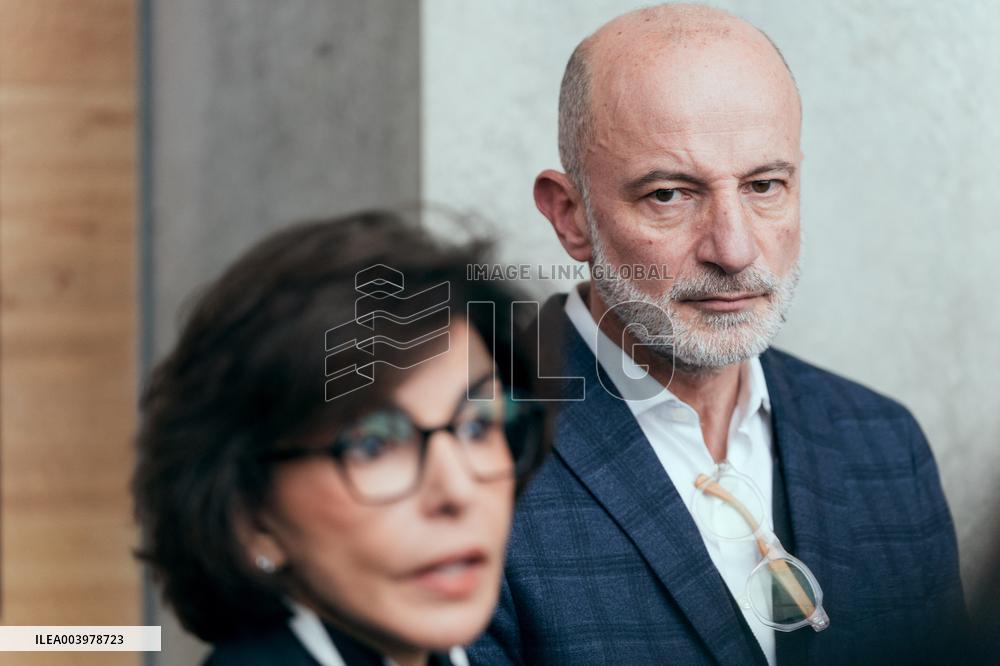 Rachida Dati visit the Summit for Action on Artificial Intelligence at the BNF - Paris AJ