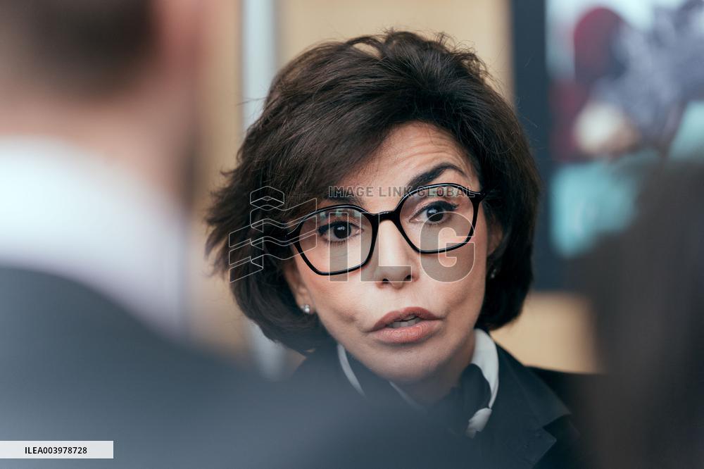 Rachida Dati visit the Summit for Action on Artificial Intelligence at the BNF - Paris AJ