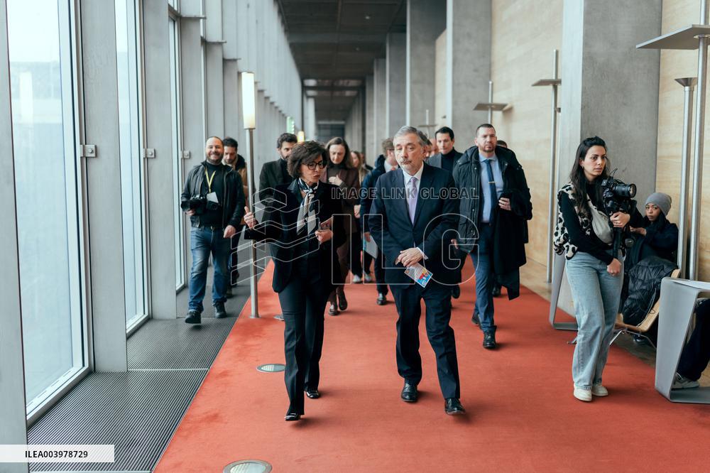 Rachida Dati visit the Summit for Action on Artificial Intelligence at the BNF - Paris AJ