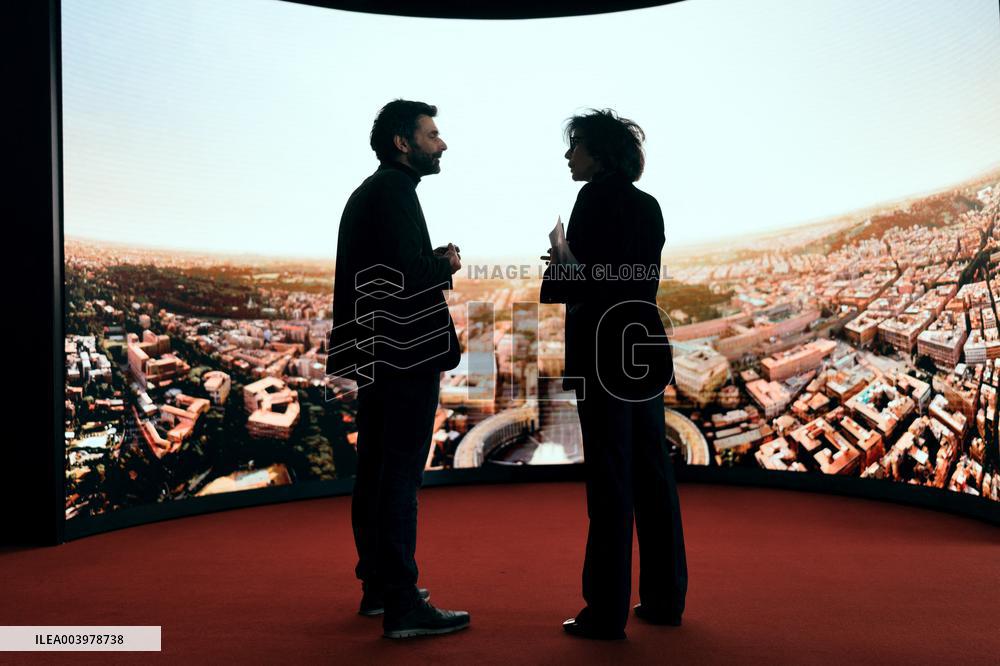 Rachida Dati visit the Summit for Action on Artificial Intelligence at the BNF - Paris AJ